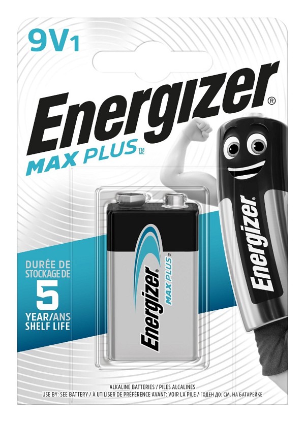 Energizer Max Plus Alkaline 9V (BL1)