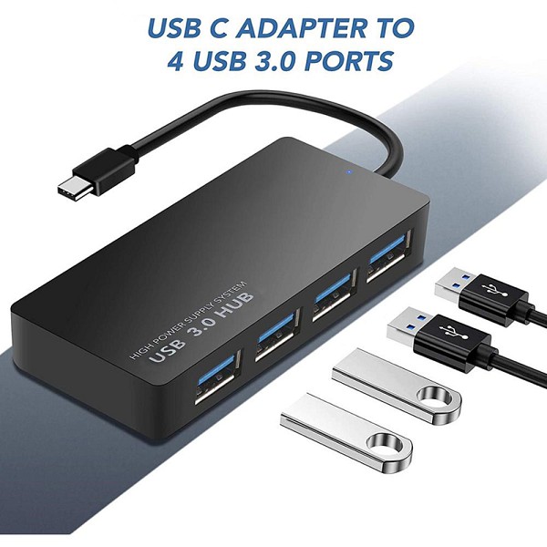 Μετατροπέας USB C Docking Station Hub 4 σε 1 USB 3.1 Type C σε 4 Θύρες USB 3.0