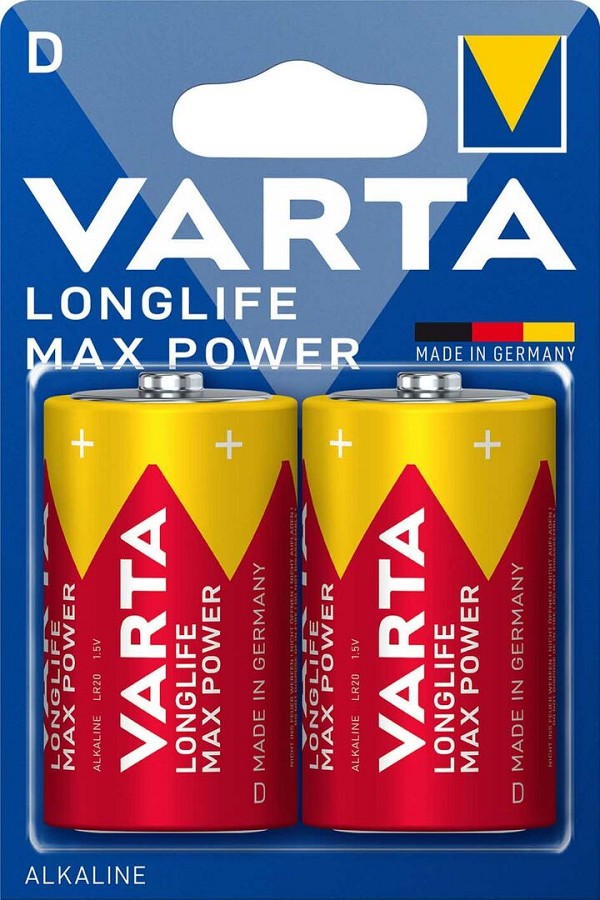 Varta Longlife Max LR20 D (2τμχ)