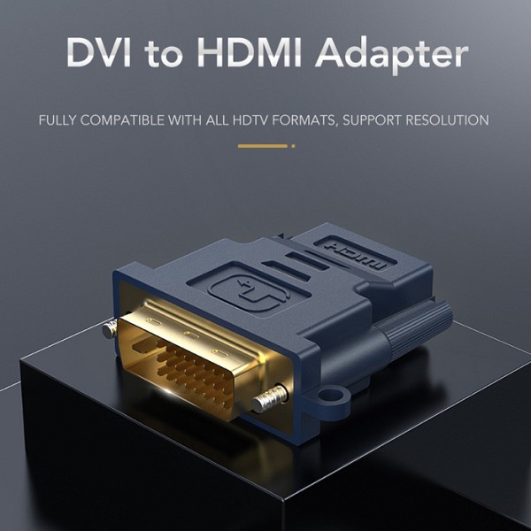 CABLETIME αντάπτορας HDMI σε DVI HA05R, 1080p, μπλε 5210131039489