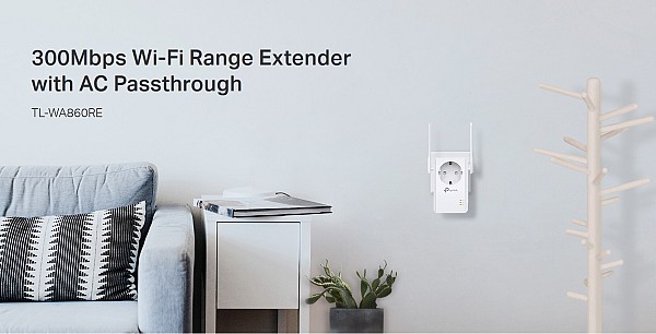 TP-LINK Range Extender TL-WA860RE, Passthrough, 300Mbps, Ver. 6.0 TL-WA860RE