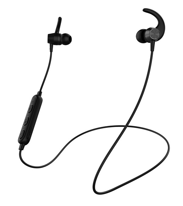 YISON earphones E14 με μαγνήτη, Bluetooth, 10mm, 65mAh, μαύρα E14-BK