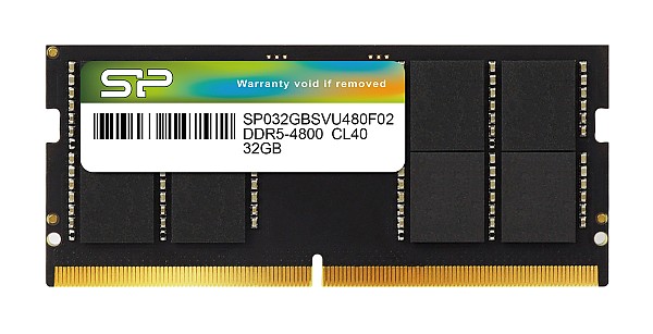 SILICON POWER μνήμη DDR5 SODIMM SP032GBSVU480F02, 32GB, 4800MHz, CL40 SP032GBSVU480F02