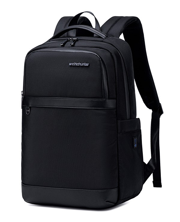 ARCTIC HUNTER τσάντα πλάτης B00670 με θήκη laptop 15.6, 15L, μαύρη B00670-BK