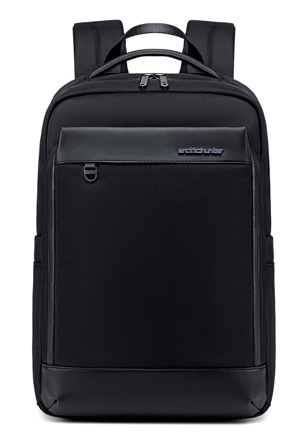 ARCTIC HUNTER τσάντα πλάτης B00672 με θήκη laptop 15.6, 15L, μαύρη B00672-BK