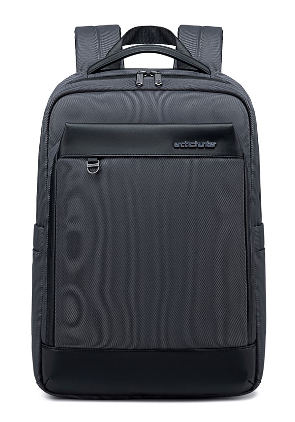 ARCTIC HUNTER τσάντα πλάτης B00672 με θήκη laptop 15.6, 15L, γκρι B00672-GY