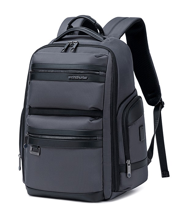 ARCTIC HUNTER τσάντα πλάτης B00682 με θήκη laptop 15.6, USB, λουκέτο TSA, 23.5L, γκρι B00682-GY