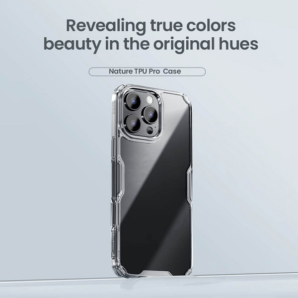 NILLKIN θήκη Nature TPU Pro για iPhone 16 Pro, διάφανη 6902048287204