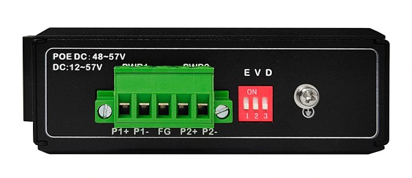 HIMAX industrial PoE switch PS1402G-I, 4x GE PoE & 2x GE θύρες, έως 1000Mbps PS1402G-I