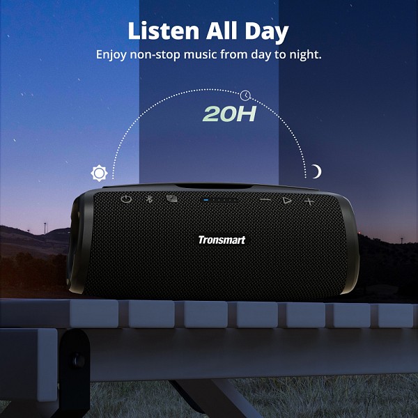 TRONSMART φορητό ηχείο Mirtune S100, 50W, Bluetooth, 8000mAh, IPX7, μαύρο 1120931