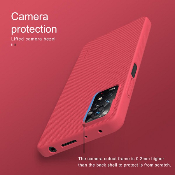 NILLKIN θήκη Super Frosted Shield για Xiaomi Note 11 Pro/Pro+/11i, μπλε 6902048234802