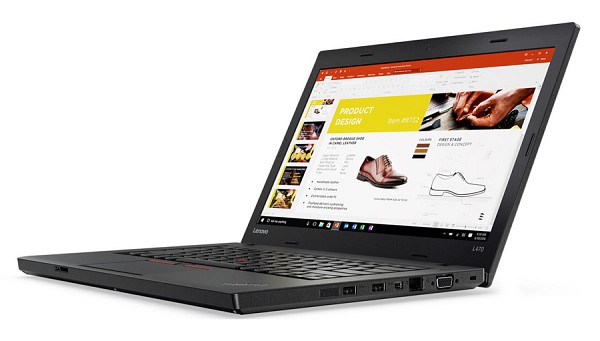 LENOVO Laptop ThinkPad L470, Refurbished Grade A, i5-6200U, 8/256GB SSD, 14, Cam, HD Graphics 520, FreeDOS L-4621-GA