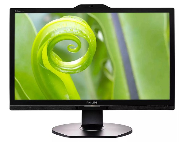 PHILIPS used οθόνη 241P6Q IPS-LED, 23.8 Full HD, VGA/DVI/DisplayPort/HDMI, Cam, Grade A M-241P6Q-SQ