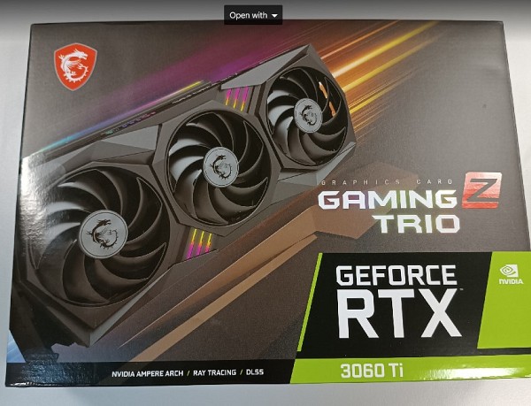 VGA MSI GEFORCE RTX 3060 Ti GAMING TRIO Z