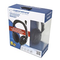 ESPERANZA STEREO HEADPHONES WITH MICROPHONE MENUET