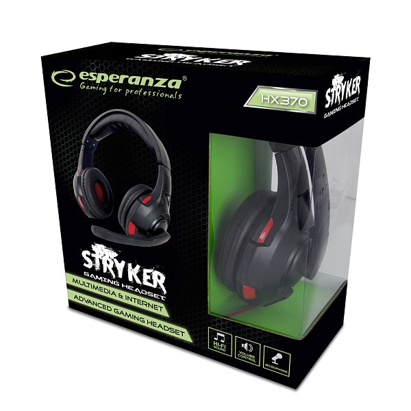 ESPERANZA GAMING HEADPHONE WITH MICROPHONE STRYKER