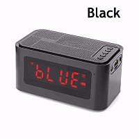 Ηχείο Bluetooth, Ρολόι, Ξυπνητήρι Ραδιόφωνο με MicroUSB, USB, AUX - Desktop Alarm Clock BT 5W