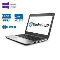 HP EliteBook 820 G4 i5-7300U/12.5/8GB DDR4/256GB M.2 SSD/No ODD/Camera/10P Grade A Refurb Laptop