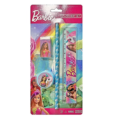 ΣΧΟΛΙΚΟ ΣΕΤ 4ΤΕΜ BARBIE 23x11cm