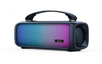 Akai ABTS-08BL Μπλε φορητό ηχείο Bluetooth με AWS, USB, AUX, FM, LED-8W RMS