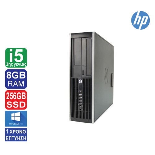 Desktop PC HP 8300 SFF, Intel Core i5 3470 (3ης γενιάς), 8GB RAM, 256GB SSD, Windows 10