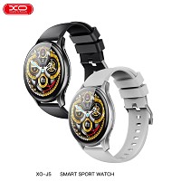 XO J5 Amoled Smart Sports Call Watch (Ασημί)