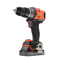 Black and Decker - BLD683D2XK PowerConn Κρουστικό Δραπανοκατσάβιδο Brushless 18V Li-Ion (2x2Ah)