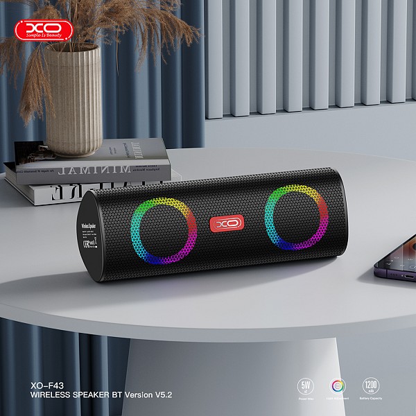 XO F43 outdoor dual speaker RGB Bluetooth speaker