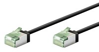 GOOBAY καλώδιο δικτύου 74354, CAT 8.1 U/FTP, slim, copper, 40Gbps, 2m, μαύρο 74354