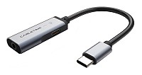 CABLETIME αντάπτορας USB-C σε USB-C & 3.5mm CT-CMACD, γκρι 5210131038512