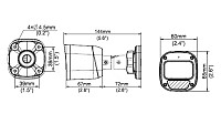 UNIARCH IP κάμερα IPC-B122-APF28, 2.8mm, 2MP, IP67, PoE, IR έως 30m IPC-B122-APF28