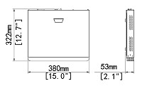 UNIARCH NVR καταγραφικό NVR-216S2-P16, H.265/H.264, 8MP, 16 κανάλια PoE NVR-216S2-P16