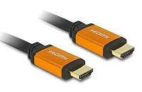 DELOCK καλώδιο HDMI 85726, 8K/60Hz, 48 Gbps, eARC, HDR, 0.50m, μαύρο 85726