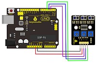 KEYESTUDIO 3-channel infrared line tracking sensor KS0453 KS0453