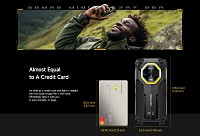 ULEFONE smartphone Armor Mini 20T Pro, 4.7, 8/256GB, 5G, 6200mAh, IP68/IP69K, μαύρο ARMORMINI20TPRO-BK