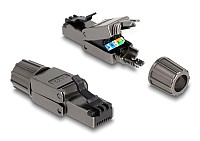 DELOCK βύσμα RJ45 CAT 8.1 STP 86514, tool-free, γκρι 86514