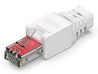 POWERTECH βύσμα δικτύου RJ45 CAB-N350, CAT 6A UTP, tool-free, λευκό CAB-N350