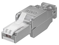 GOOBAY βύσμα RJ45 CAT 6 STP 38293, tool-free, ασημί 38293