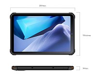 OUKITEL tablet RT3, 8, 4/64GB, 4G, 5150mAh, IP68/IP69K, μαύρο RT3-BK