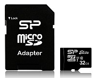 SILICON POWER κάρτα μνήμης Elite microSDXC UHS-1, 32GB, Class 10 SP032GBSTHBU1V10SP