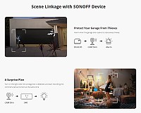 SONOFF smart κάμερα S-CAM με ηχητικό συναγερμό, 1080p FHD, Wi-Fi S-CAM