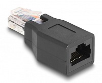 POWERTECH αντάπτορας RJ45/RJ48/RJ50 CAB-N325, 10P/10C pin out 1:1, μαύρο CAB-N325