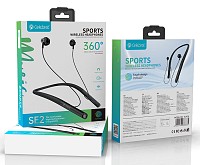 CELEBRAT earphones SE2 με μαγνήτη, Bluetooth, 14mm, 280mAh, μαύρα SE2-BK