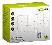 GOOBAY LED λαμπάκια κουρτίνα 57942, 3000K, 6.1m, IP44, 31V, 300 LED 57942