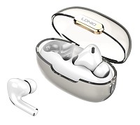 LDNIO earphones με θήκη φόρτισης T02, True Wireless, HiFi, Φ13mm, λευκά 5210131078662