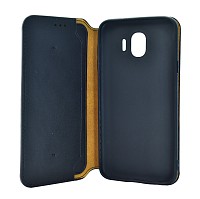 POWERTECH Θήκη Slim Leather για Samsung J4 2018, μαύρη MOB-1154