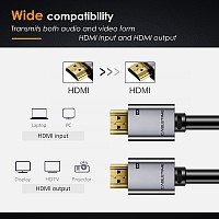 CABLETIME καλώδιο HDMI 2.0 CT-PHE2G, 4K/60Hz, 1m, μαύρο 5210131039090