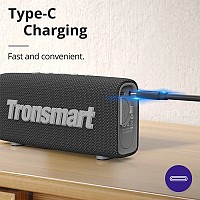 TRONSMART φορητό ηχείο Trip, 10W, Bluetooth, TWS, 2000mAh, IPX7, μαύρο 786390