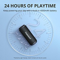 TRONSMART φορητό ηχείο T7 Lite, 24W, Bluetooth, 4000mAh, IPX7, μαύρο 933750