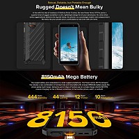 ULEFONE smartphone Power Armor X11 Pro, 5.45, 4/64GB, 8150mAh, μαύρο ARMORX11PRO-BK